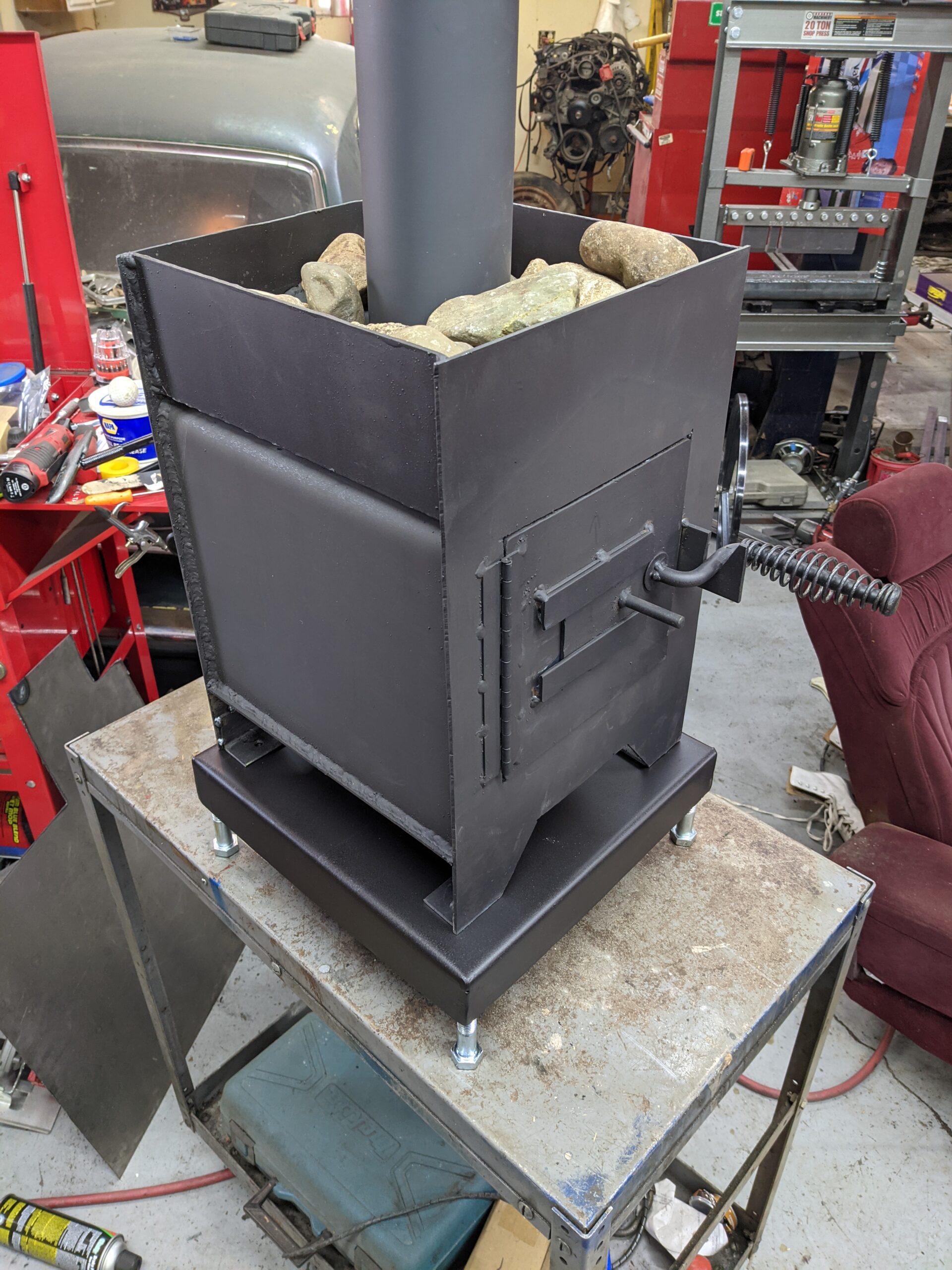 stove base / heat shield – Big Portage Fabrication