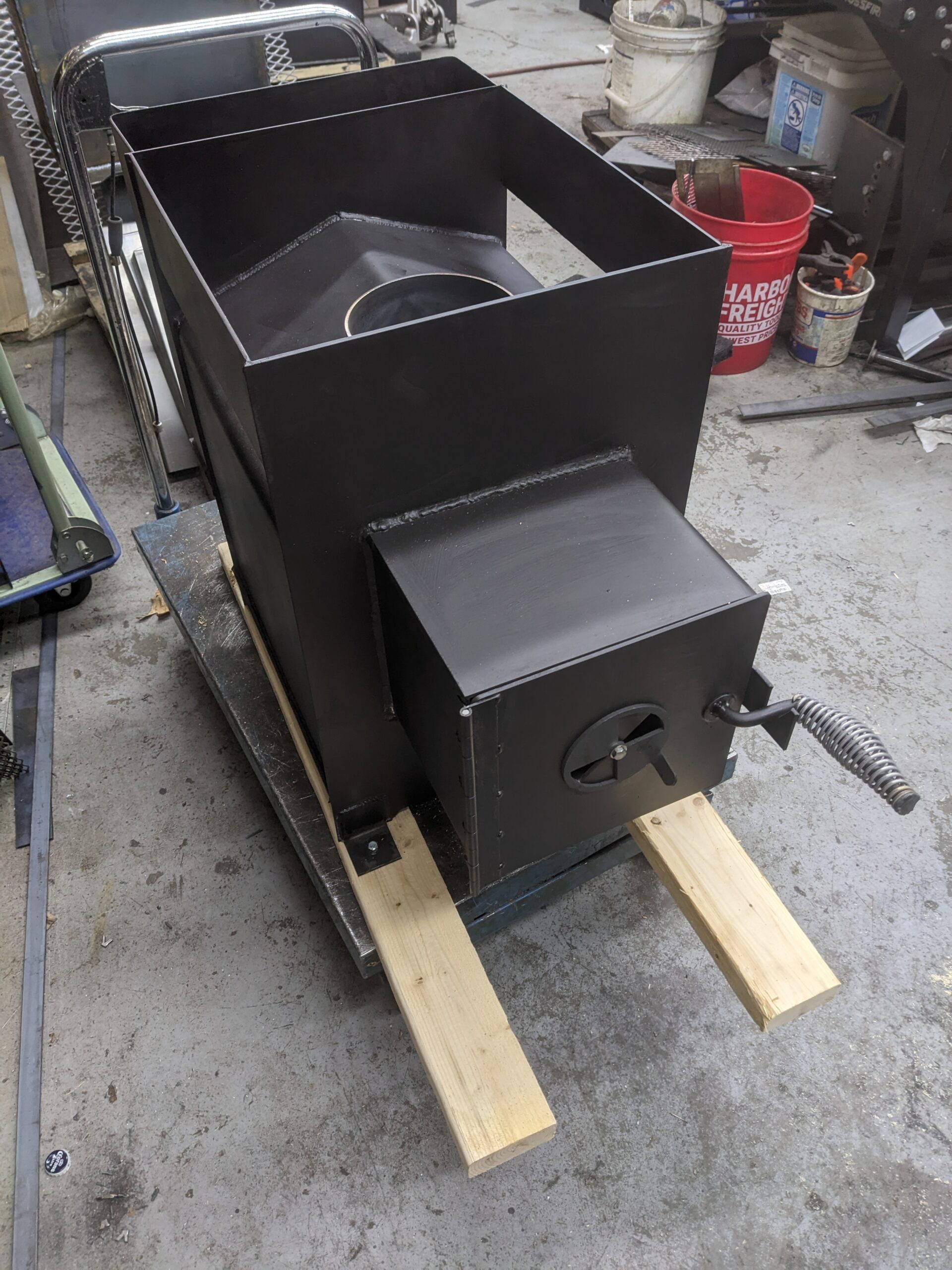 External Feed Sauna Stove with Tank